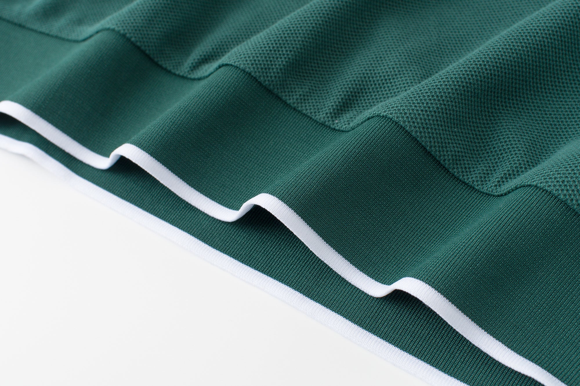 Vanguard Zip Polo Fairway Green