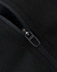  Atlas Full Zip Hoodie Black Front Zipper