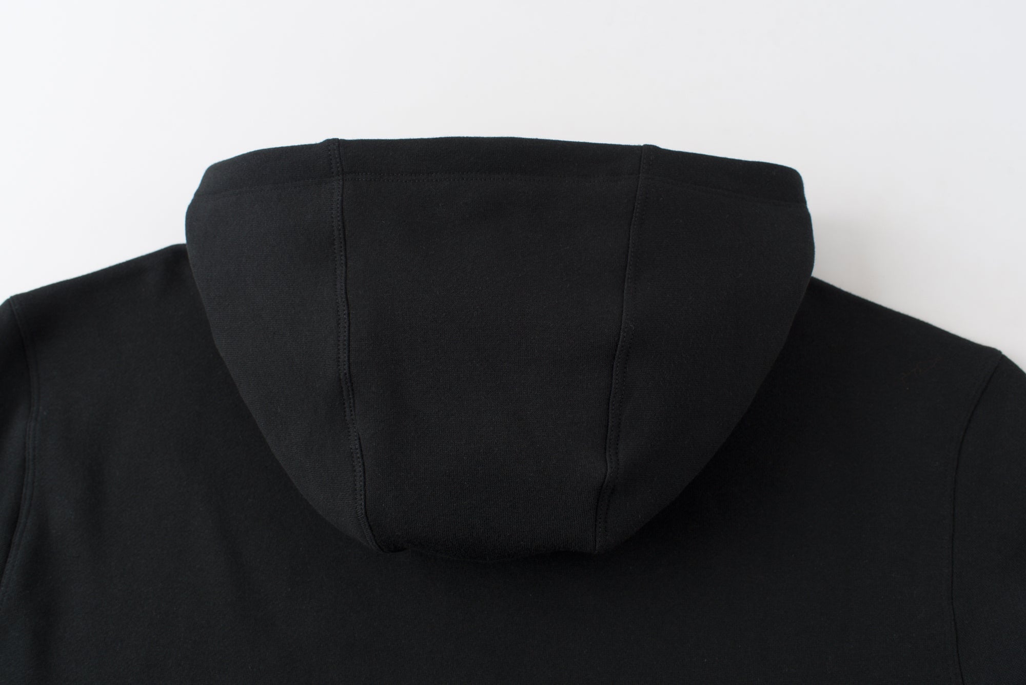 Atlas Full Zip Hoodie Black Back Hood