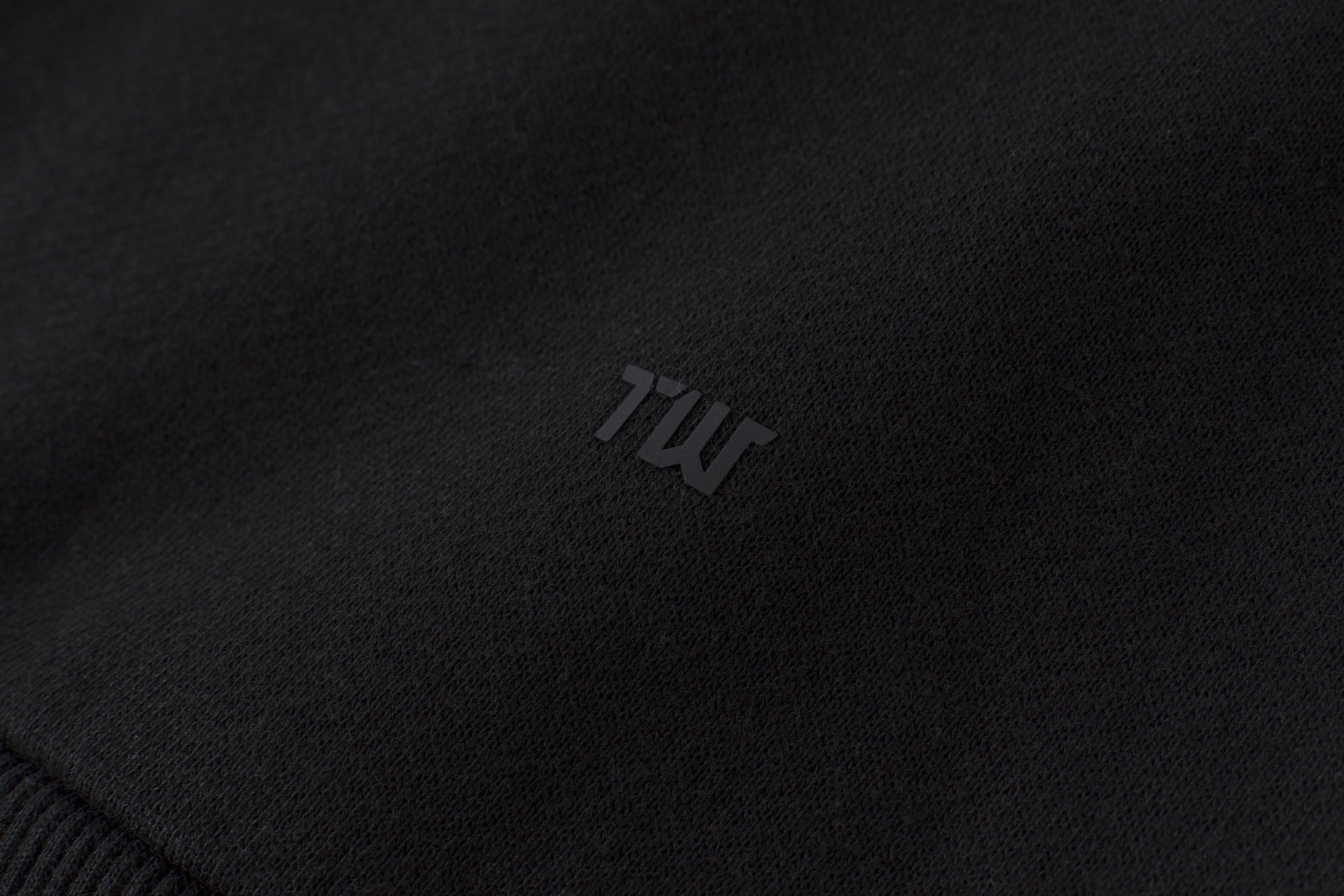 Atlas Full Zip Hoodie Black Logo