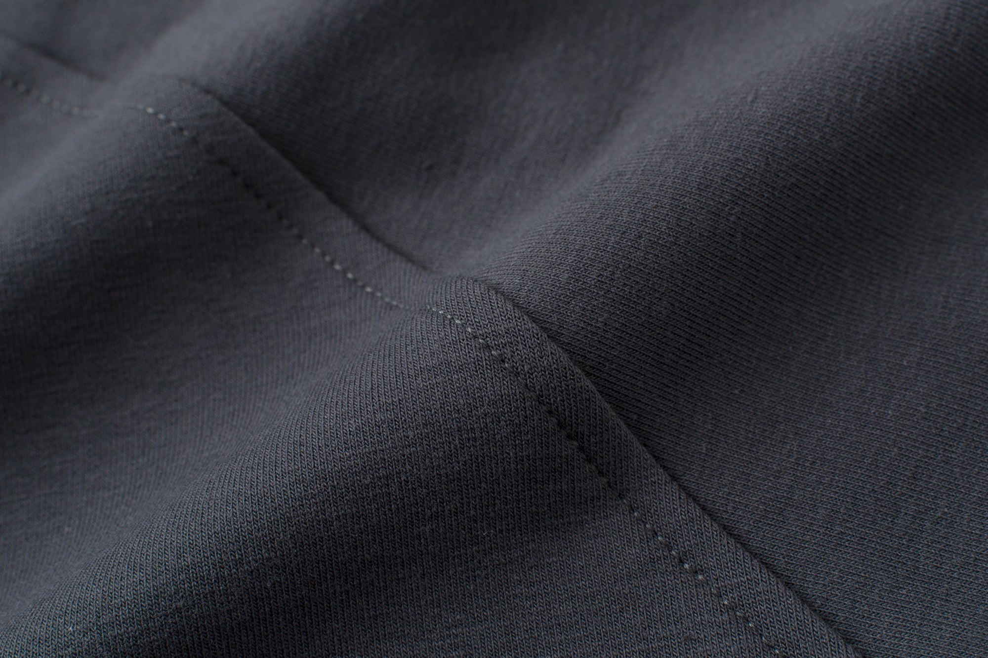 Scuba Hoodie Off Shadow Stitching