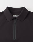 Legacy Long Sleeve Black Polo Collar