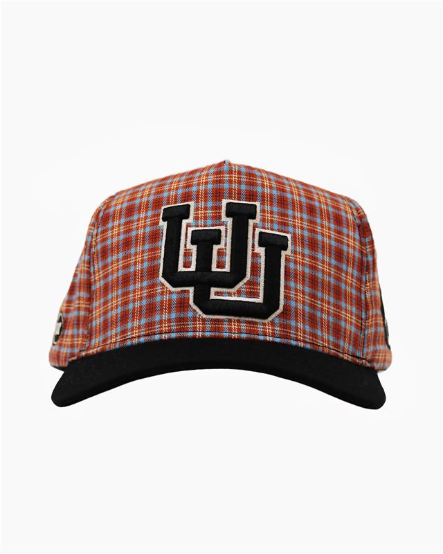 Unstructured Hat Plaid Flannel UofU