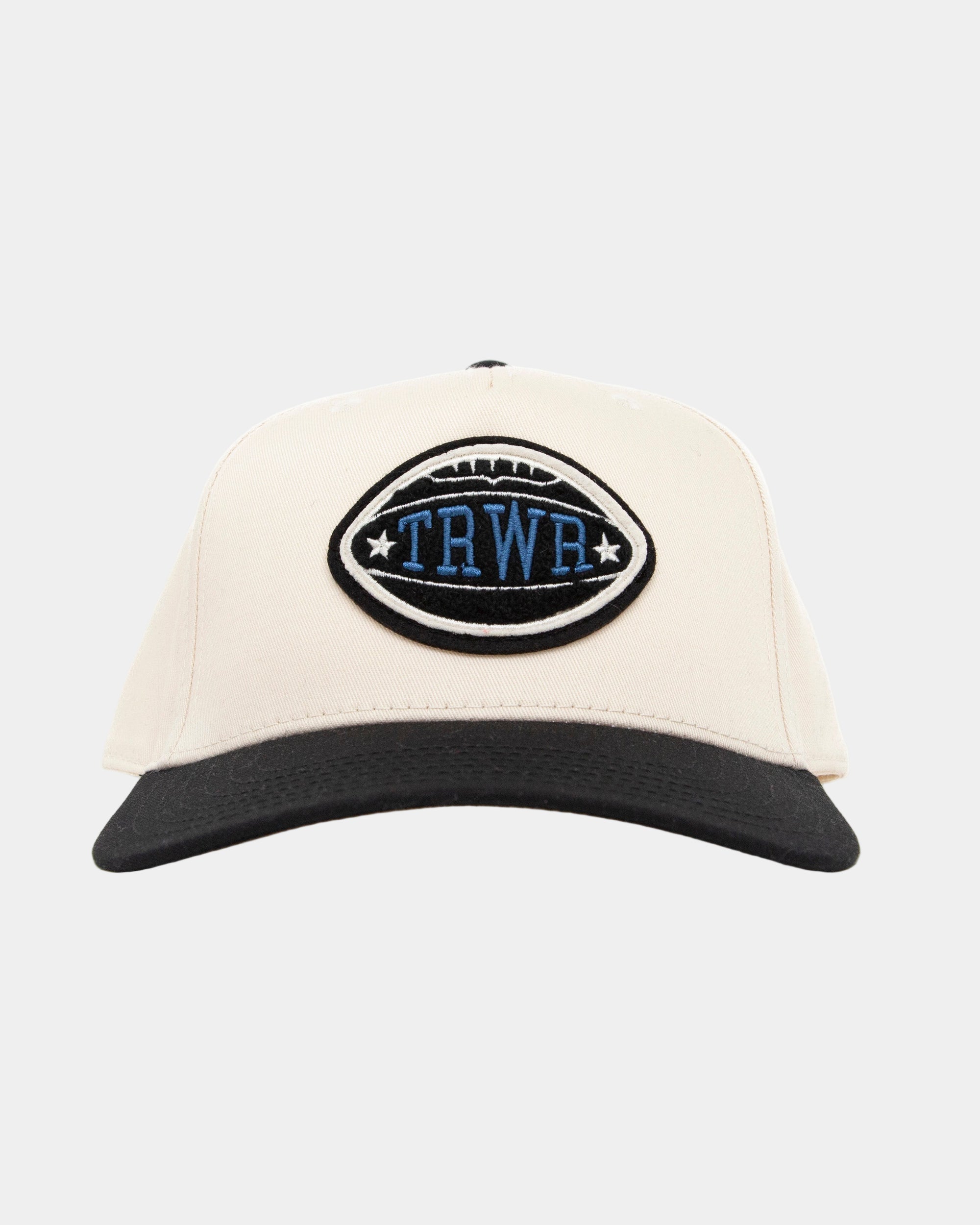 TRWR Football Otto Hat Cream &amp; Black