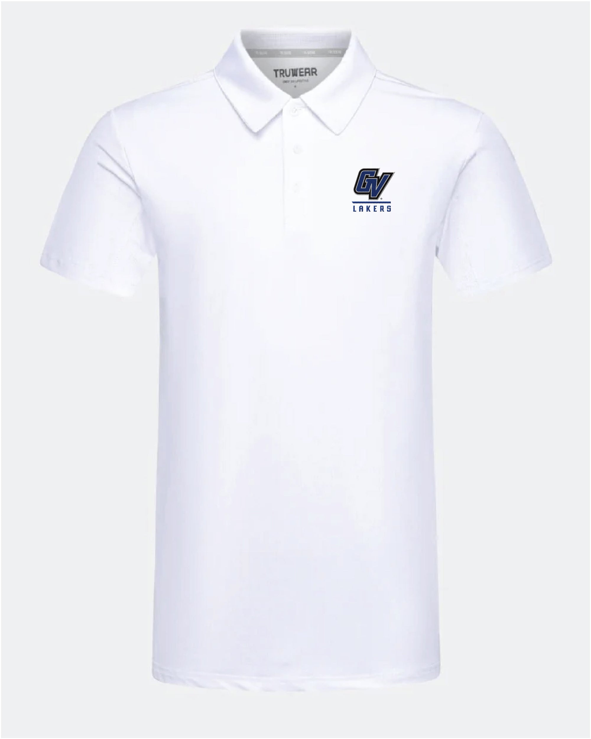 GVSU Crest 2.0 White Polo