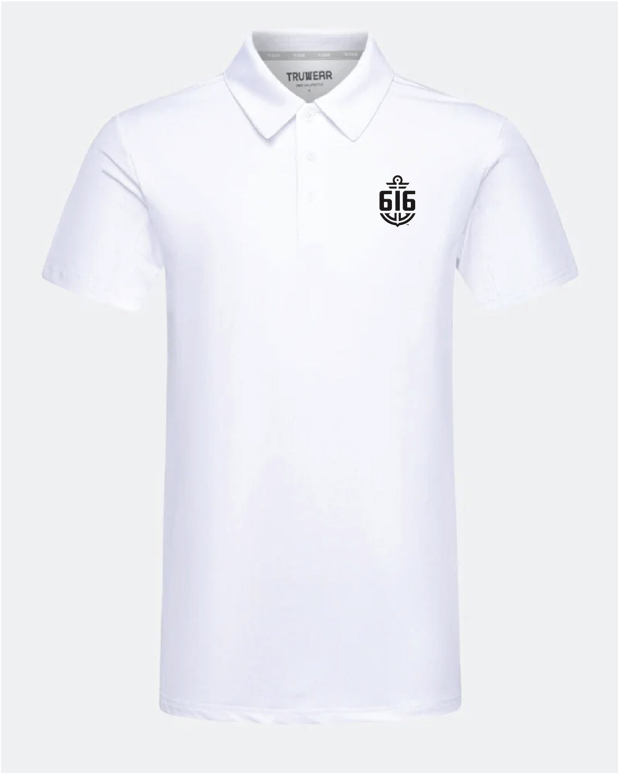 GVSU Crest 2.0 White Polo