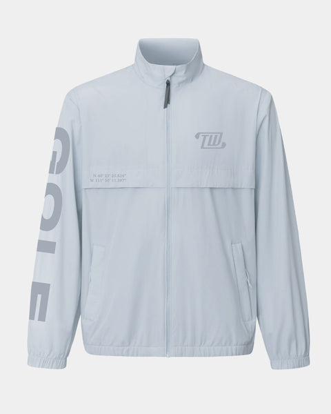 TRUWEAR Drive Performance Jacket – Light Grey | Golf Jacket