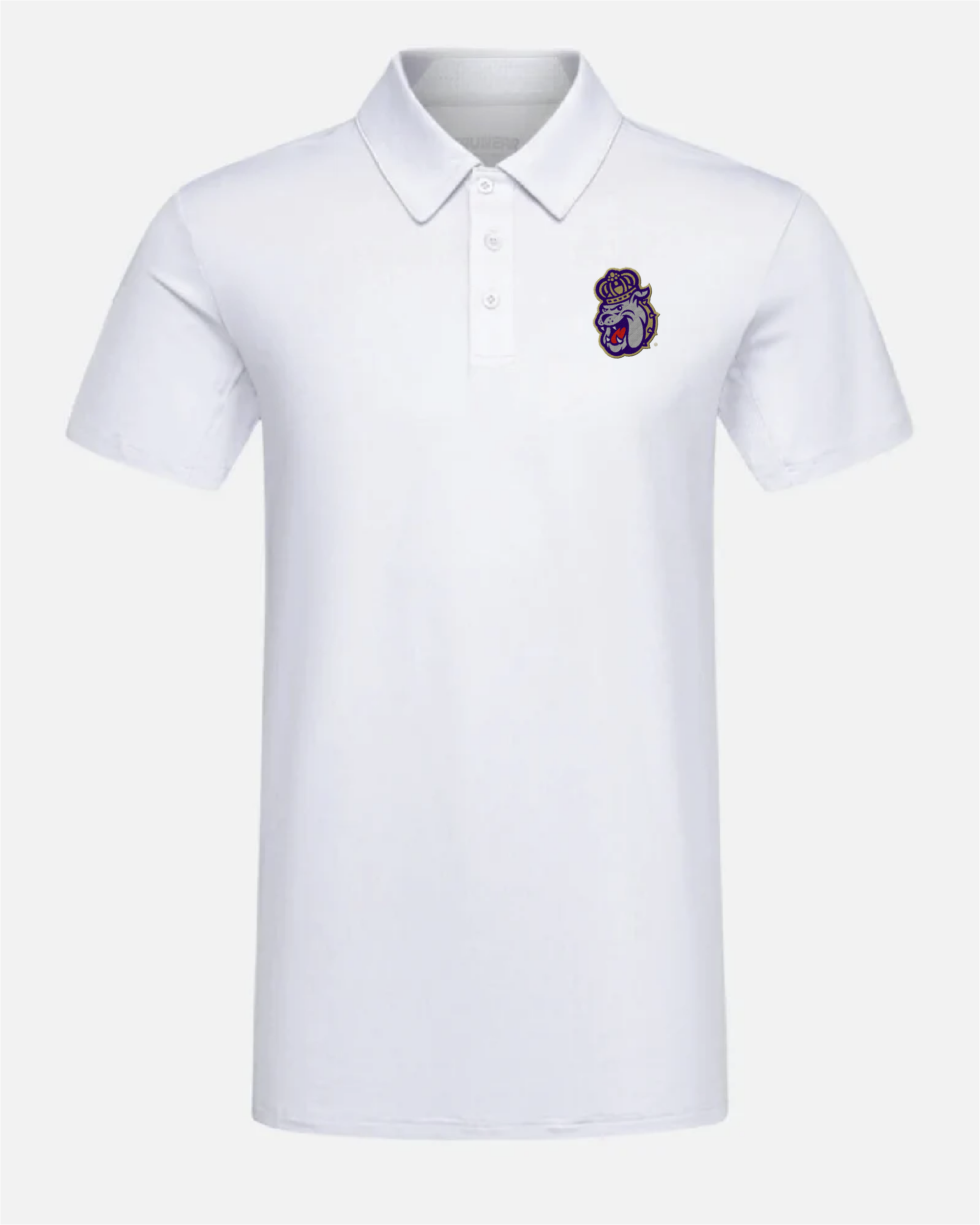 James Madison Crest 2.0 Light Grey Polo