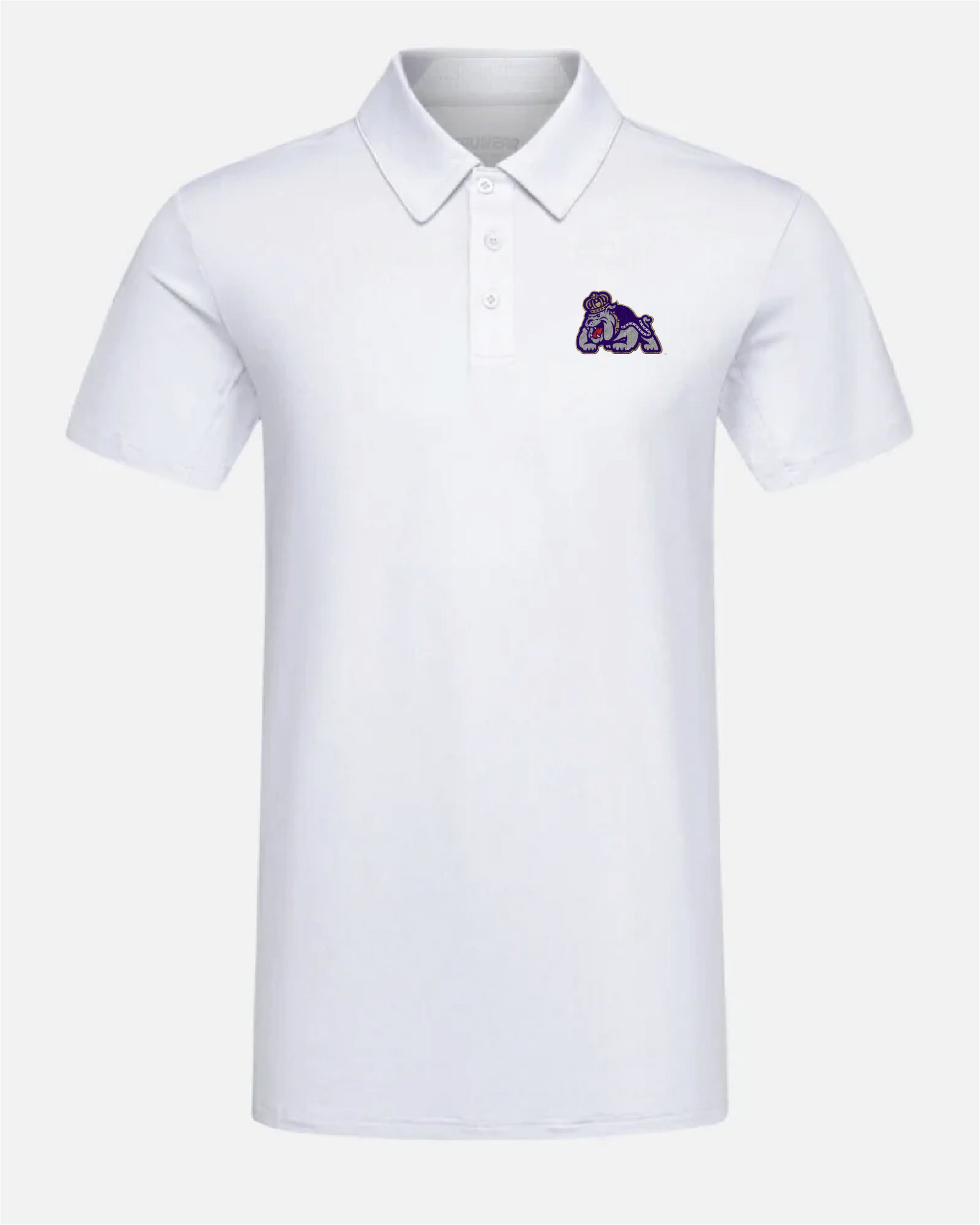 James Madison Crest 2.0 Light Grey Polo