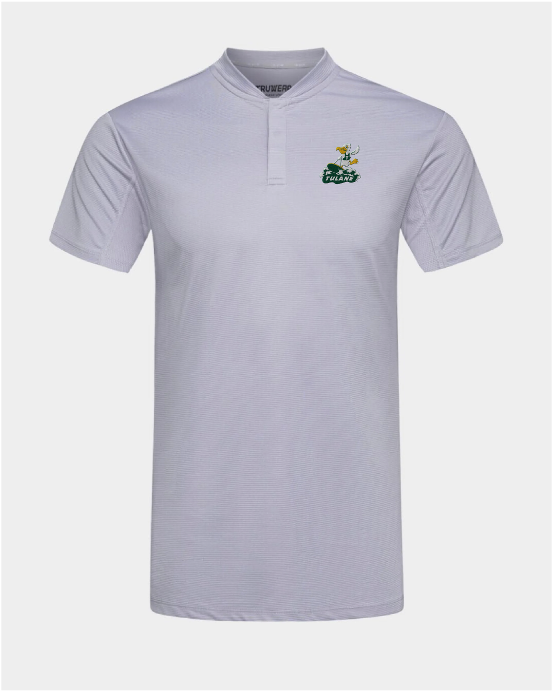 Tulane Pinnacle Light Grey Polo 2.0
