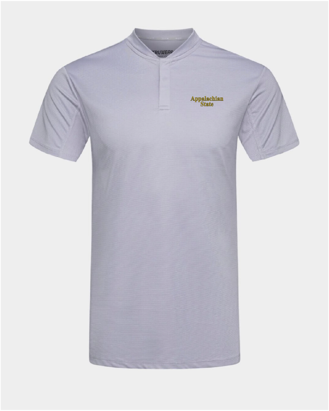App State Pinnacle Light Grey Polo 2.0