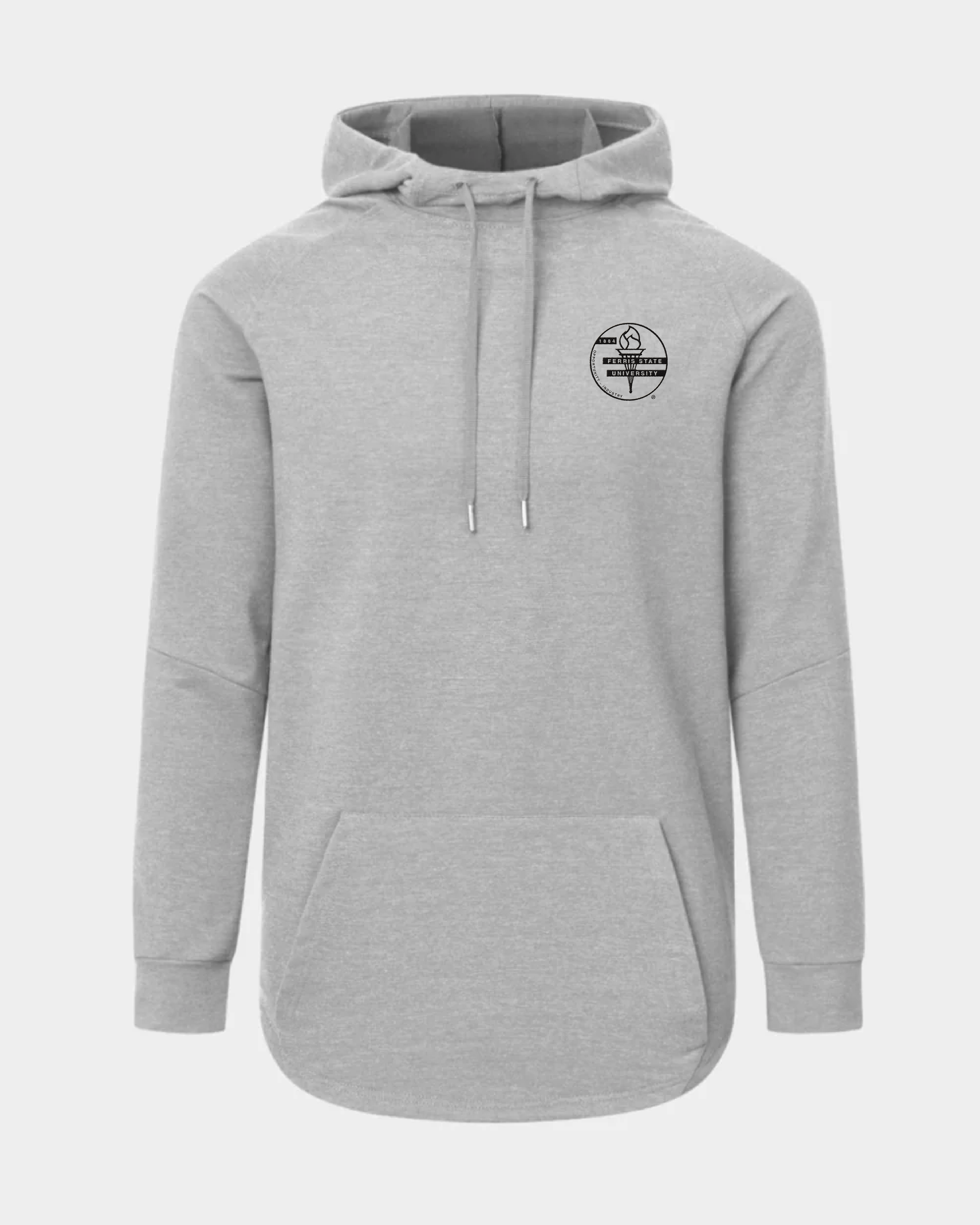 Ferris State Scuba Heather Grey Hoodie