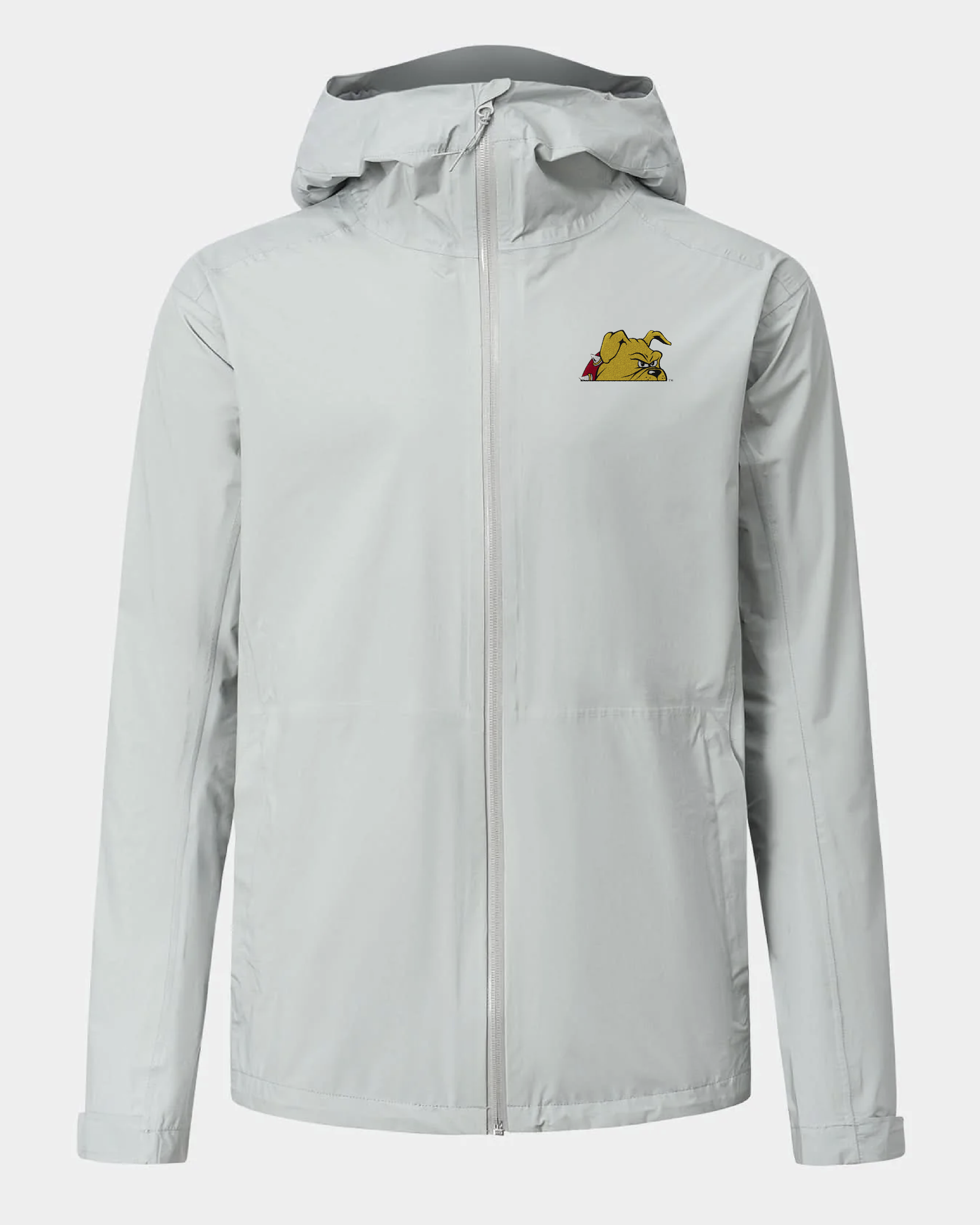 Ferris State Voyage Rain Jacket Light Grey