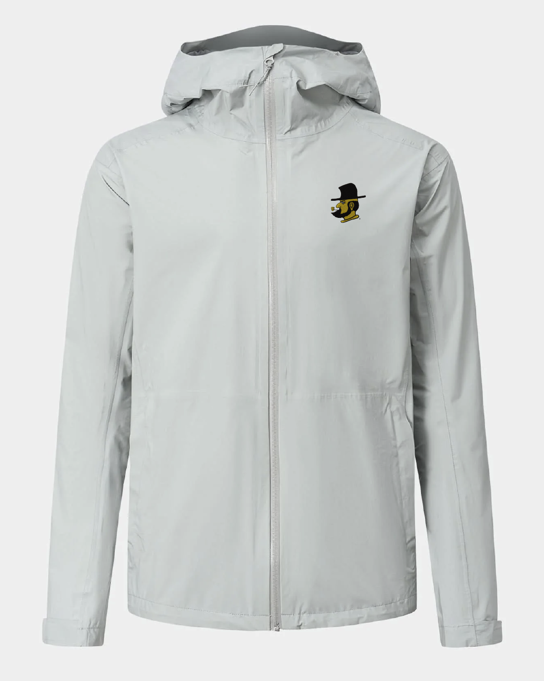 App State Voyage Rain Jacket Light Grey