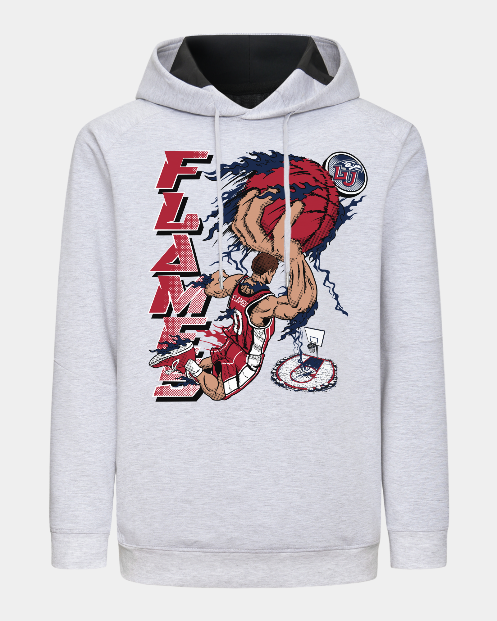 Liberty Slam Dunk Singular Heather Grey Hoodie