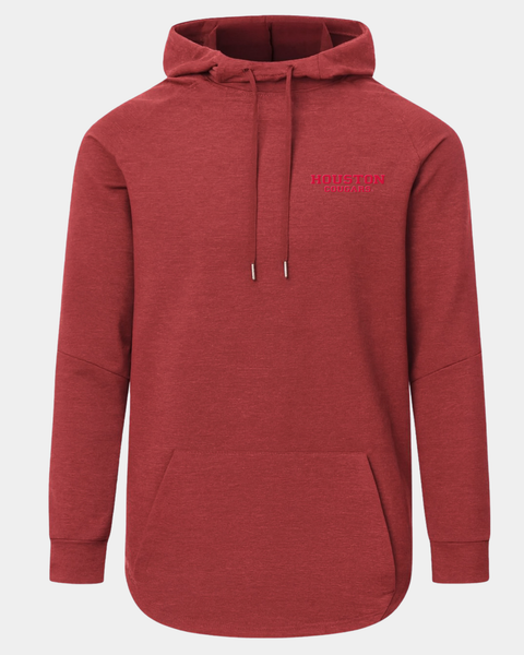 University of Houston Scuba Heather Maroon Hoodie 1