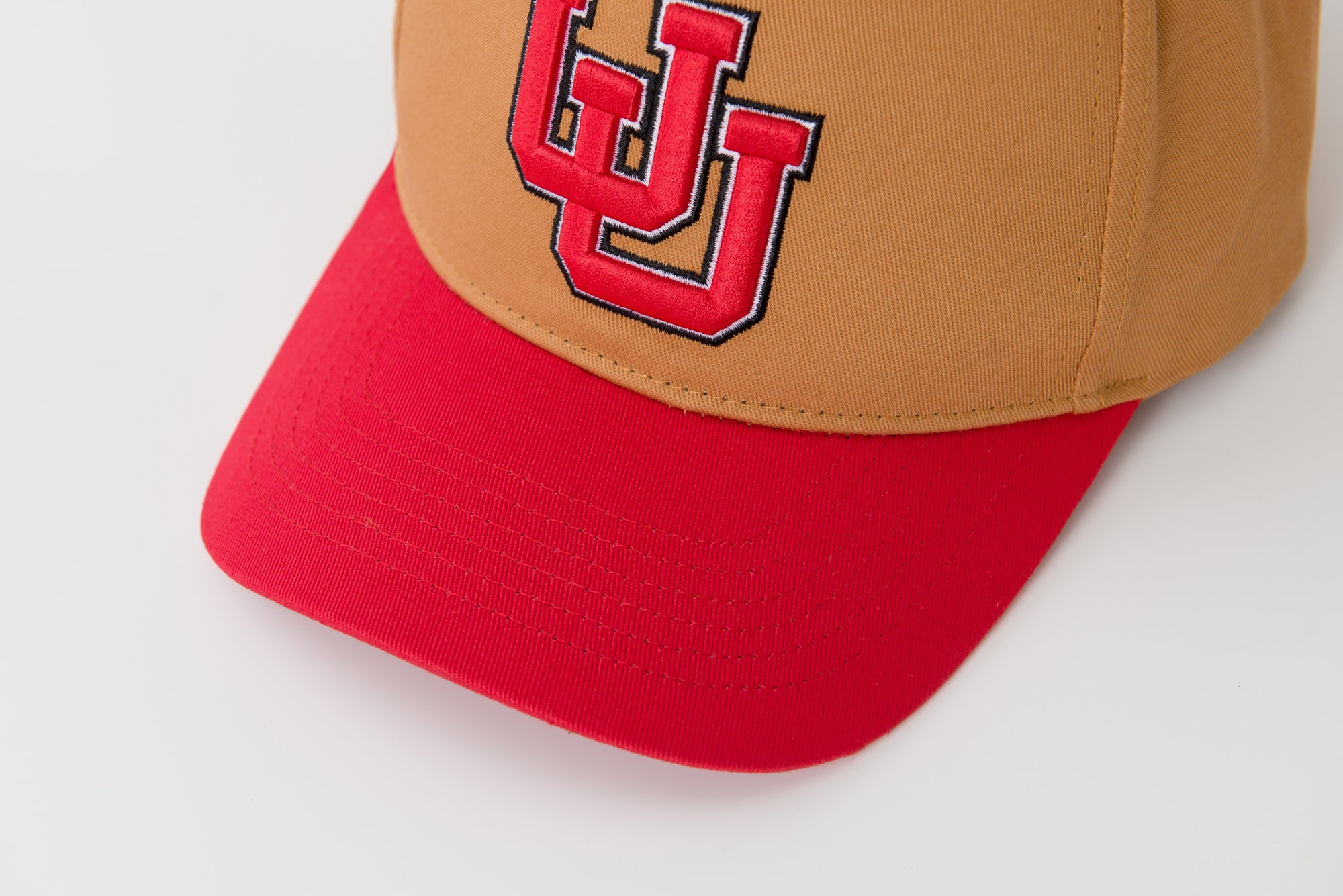 UofU Fade Hat Tan Red UofU