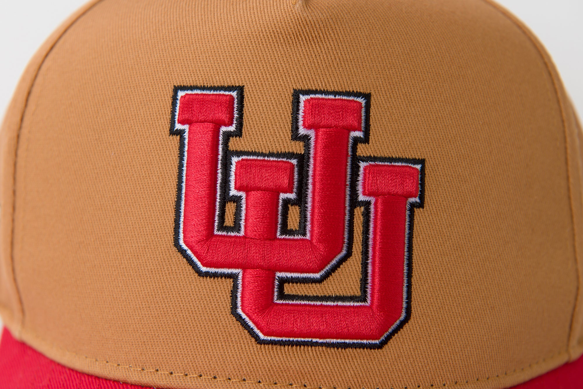 UofU Fade Hat Tan Red UofU