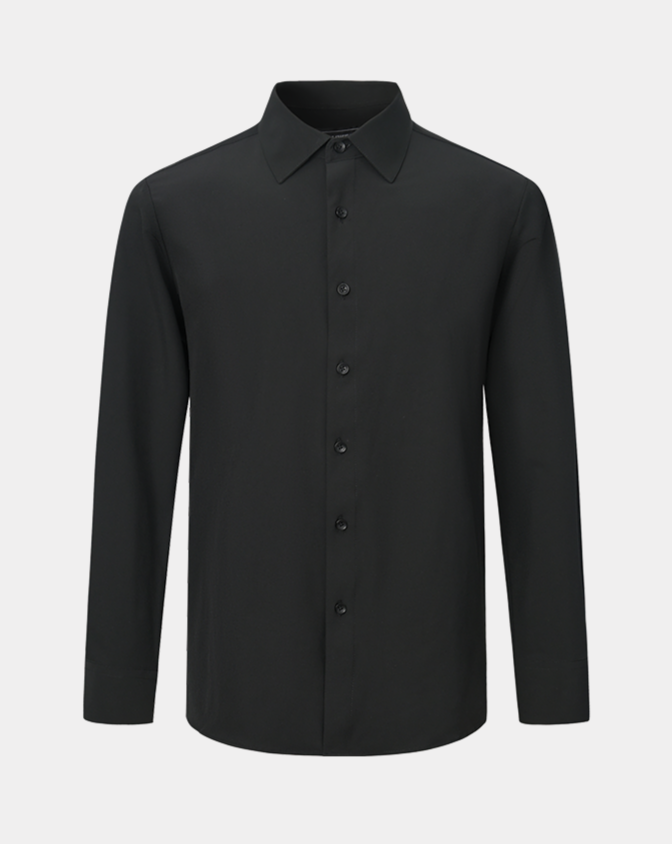 Phenom Professional Black Dress Shirt - Black