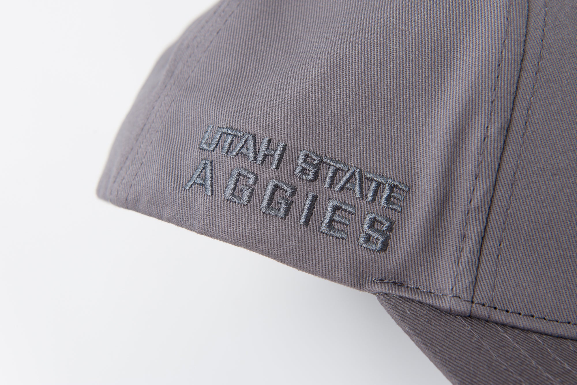 Utah State Fade Hat Grey Old USU