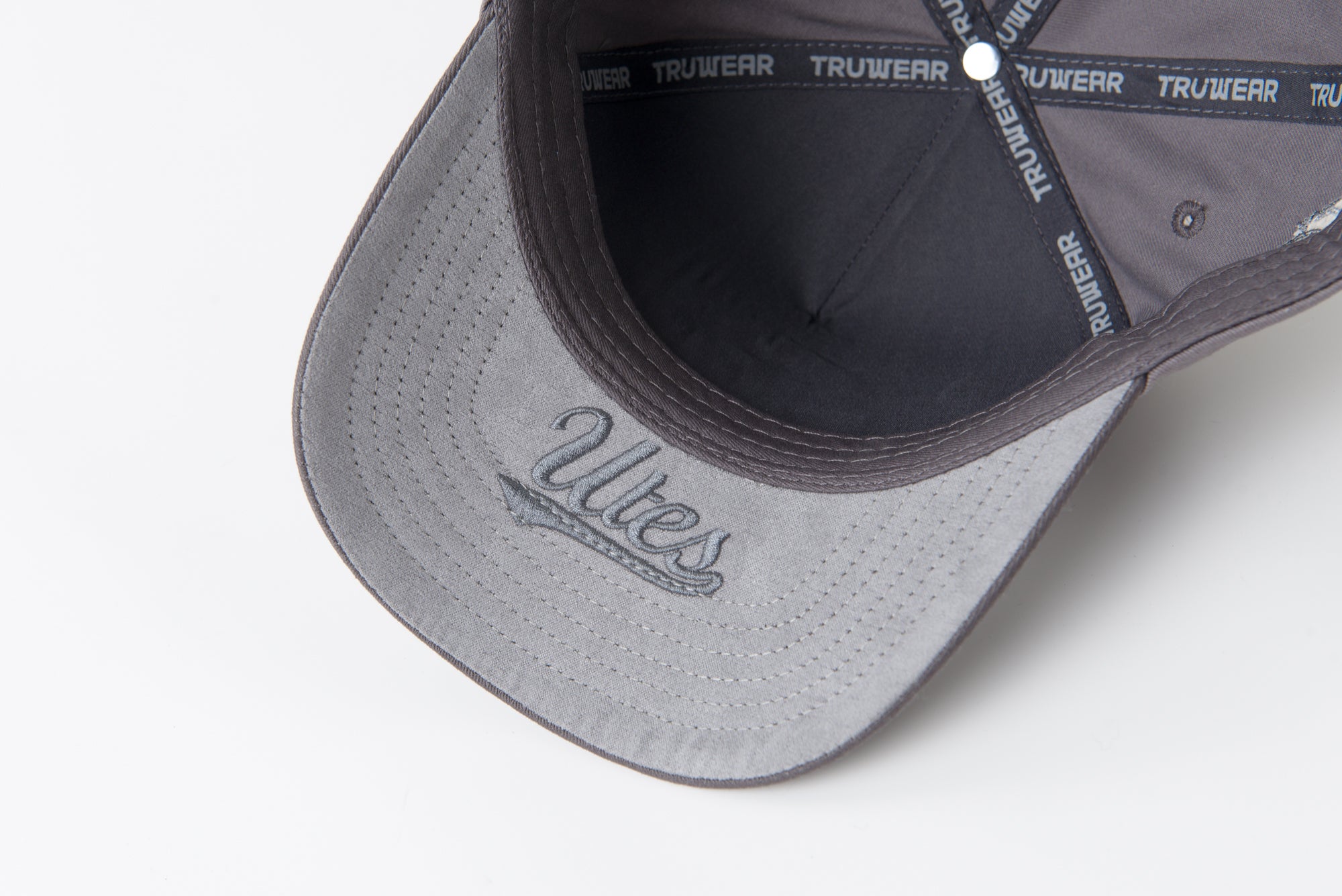 UofU Fade Hat Grey Round UofU