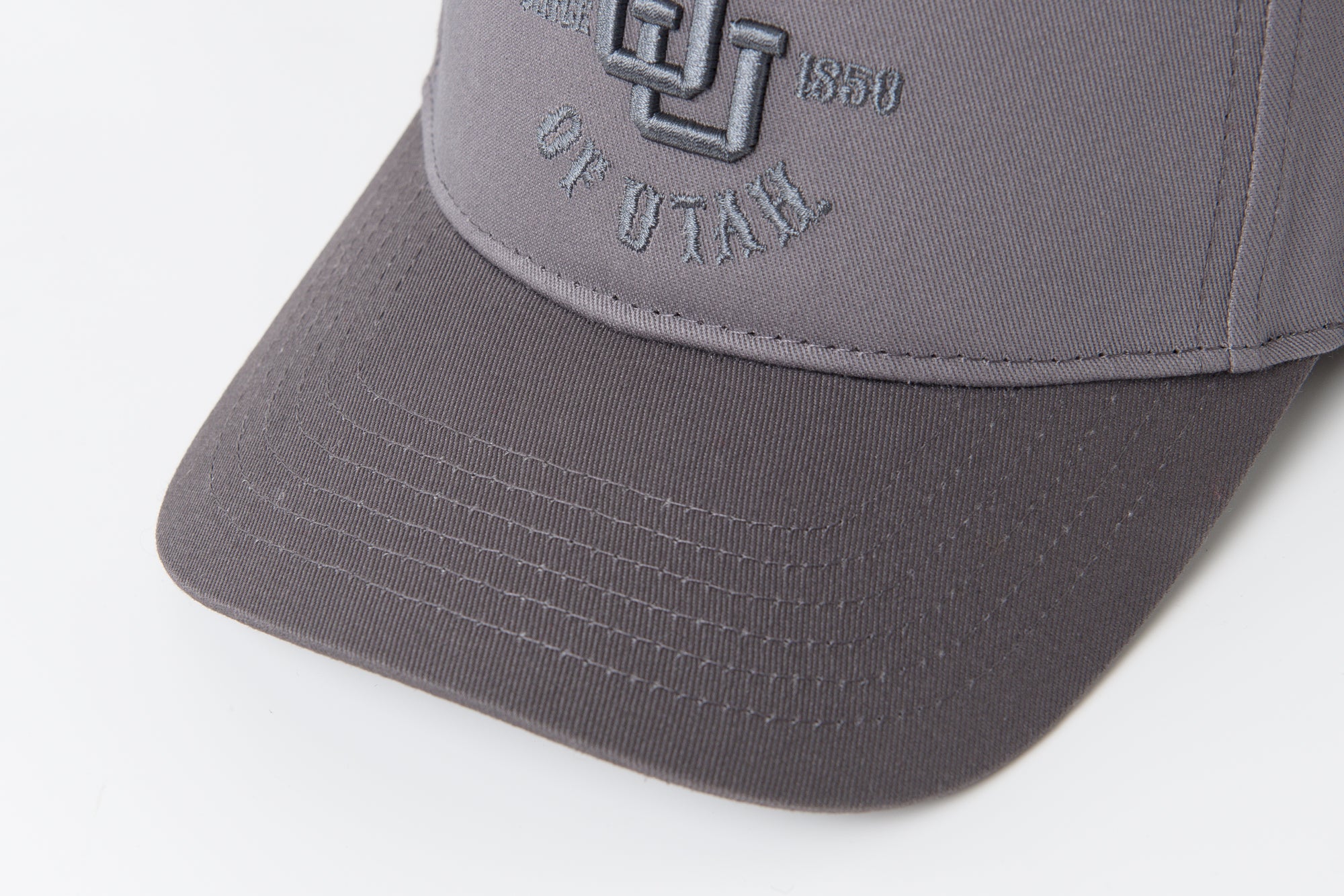 UofU Fade Hat Grey Round UofU