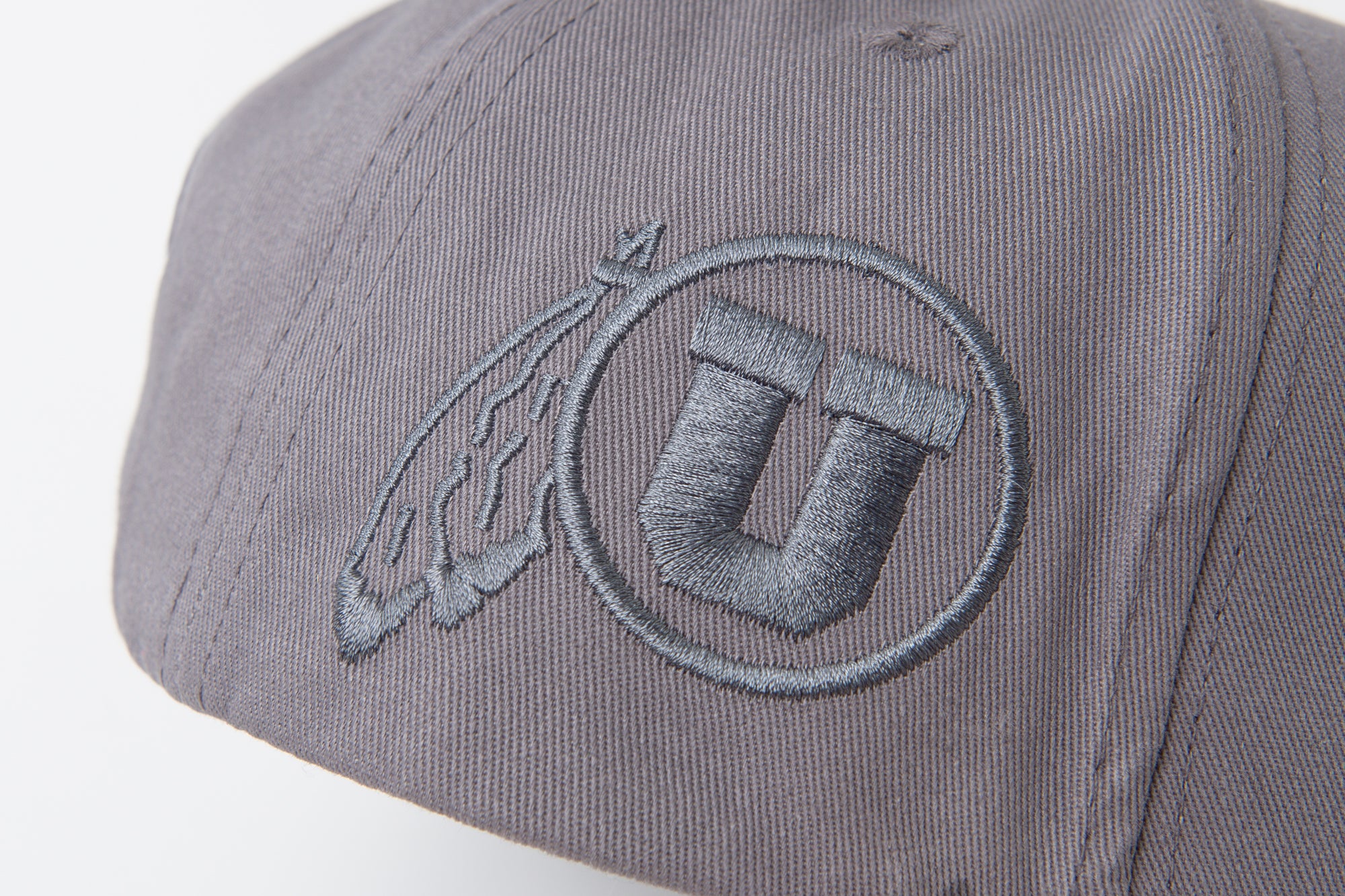UofU Fade Hat Grey Round UofU