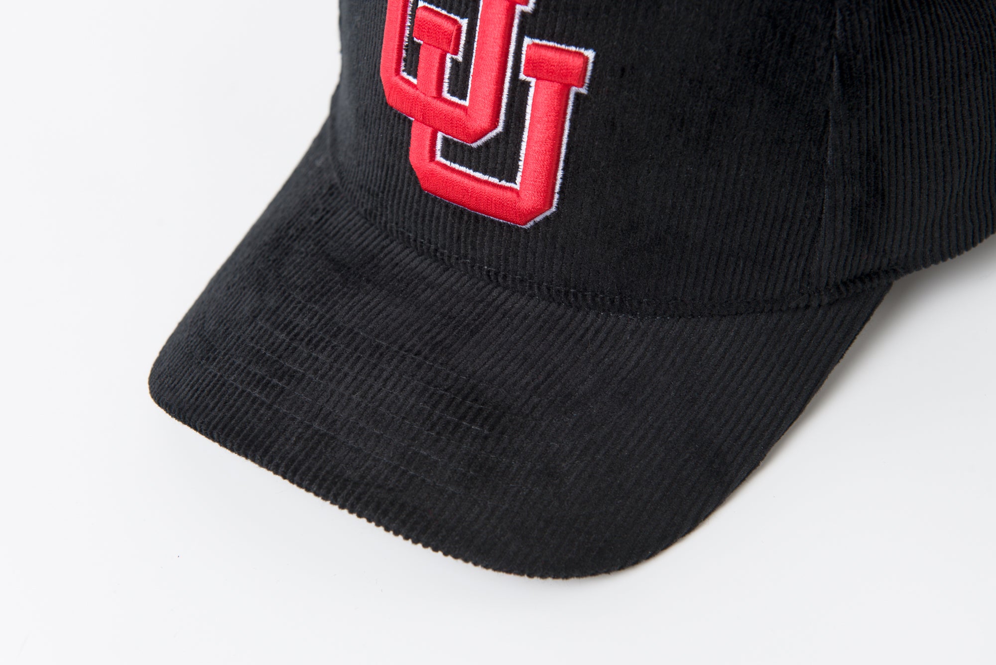 UofU Fade Hat Black Corduroy UofU