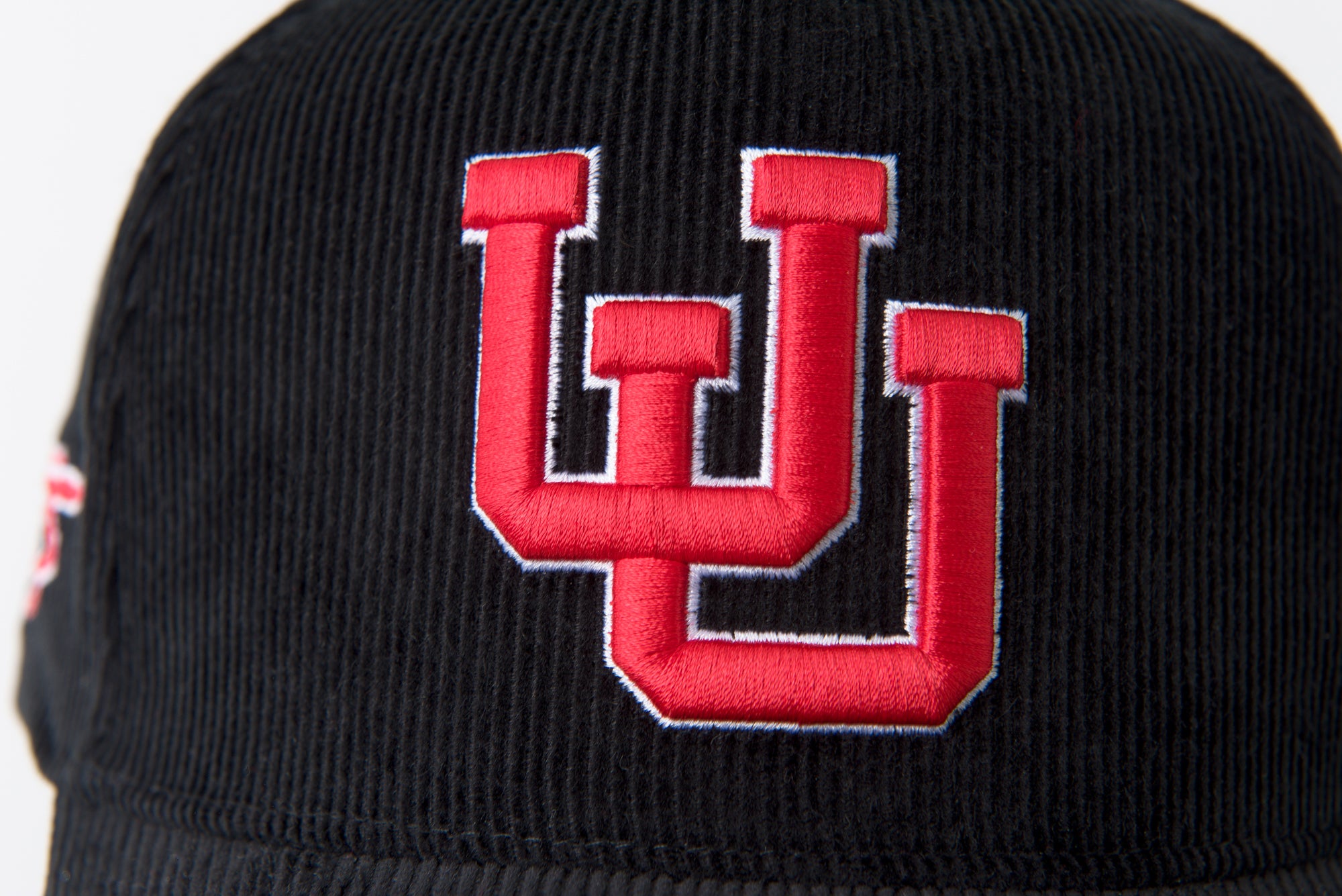 UofU Fade Hat Black Corduroy UofU