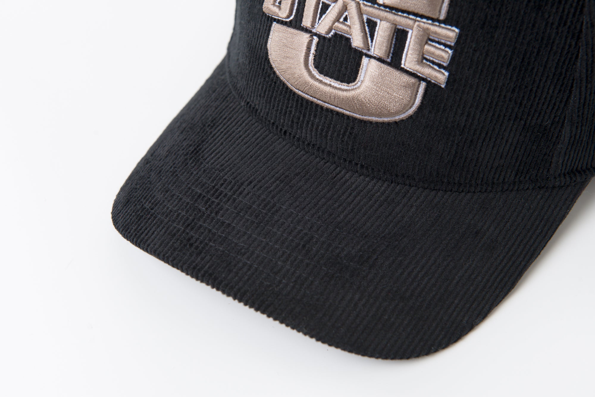 USU Fade Hat Black Corduroy U State