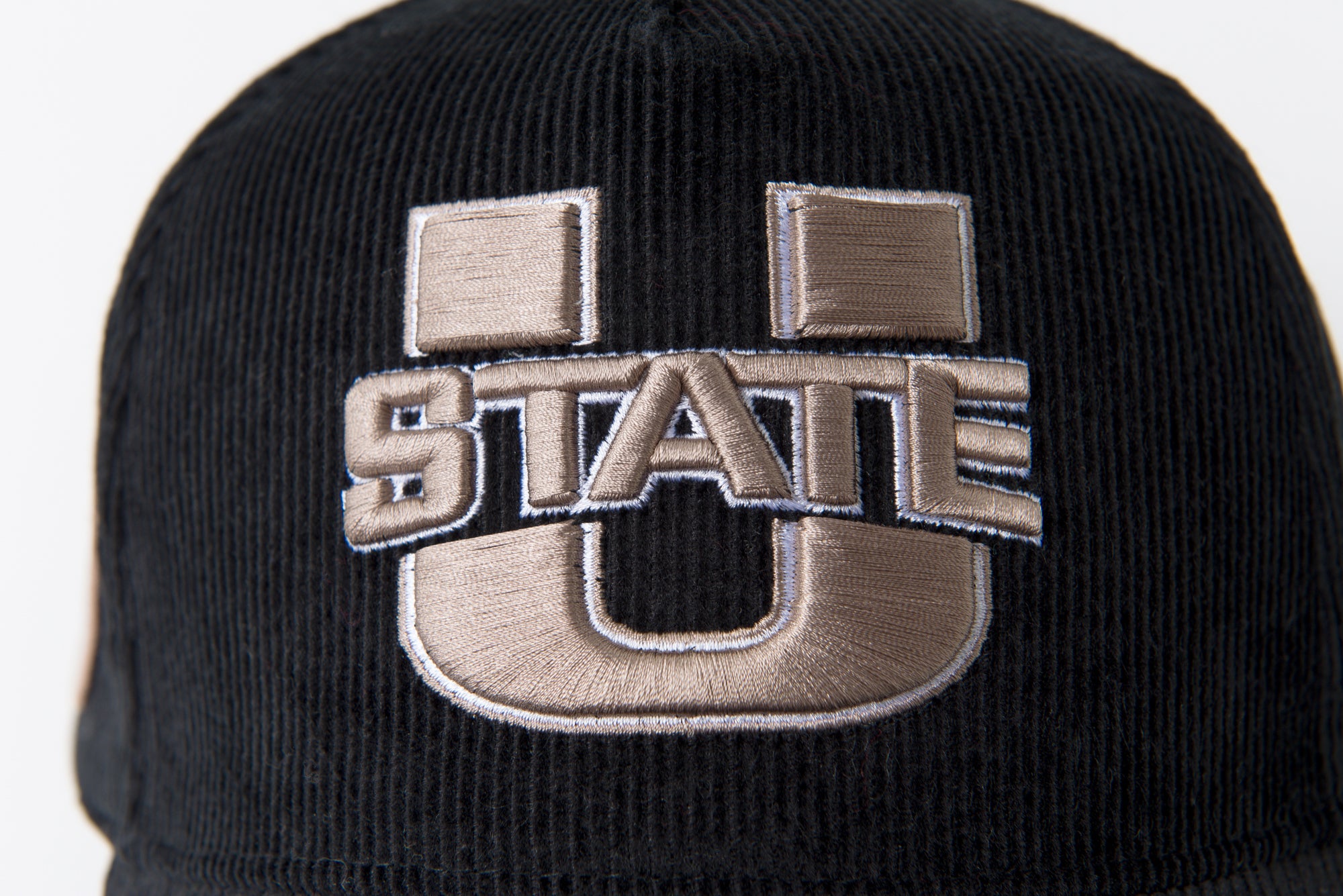 USU Fade Hat Black Corduroy U State