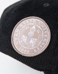 USU Fade Hat Black Corduroy U State