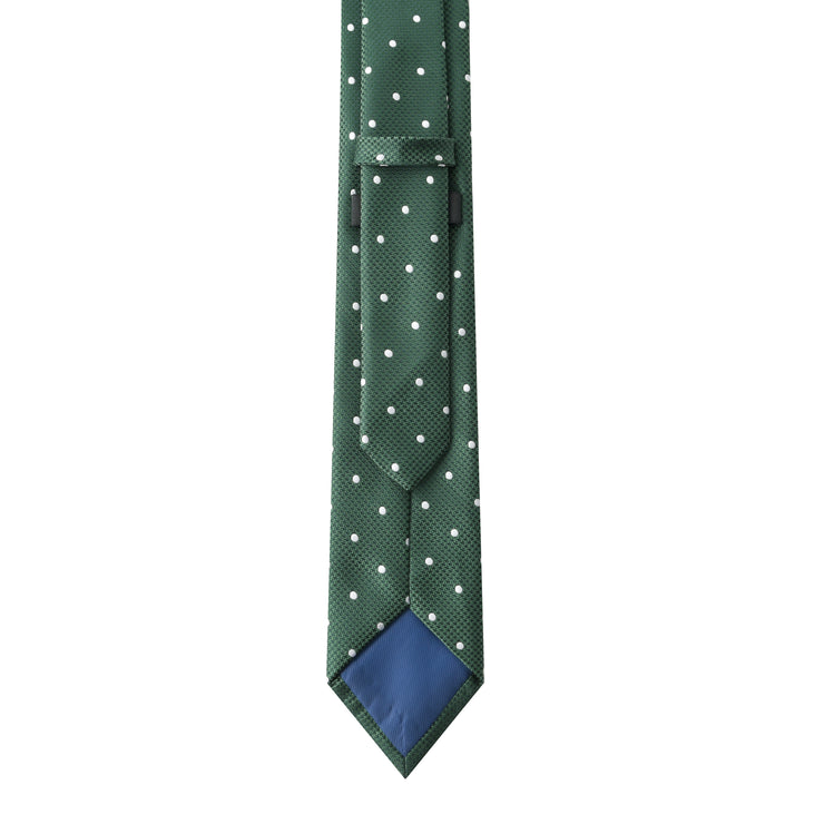 Immortal Green Polka Dot Tie