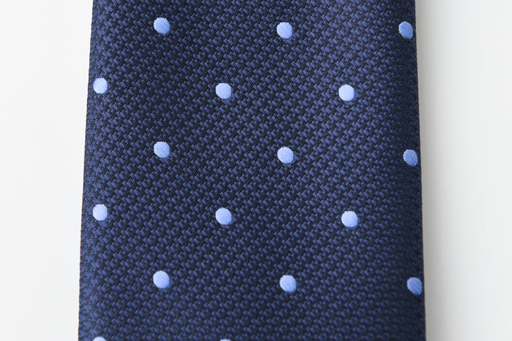 Immortal Navy Polka Dot Tie