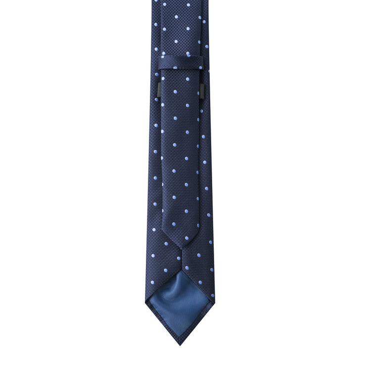 Immortal Navy Polka Dot Tie