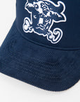USU Fade Hat Navy Corduroy AGGIE Bull