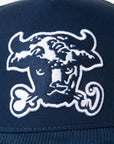 USU Fade Hat Navy Corduroy AGGIE Bull