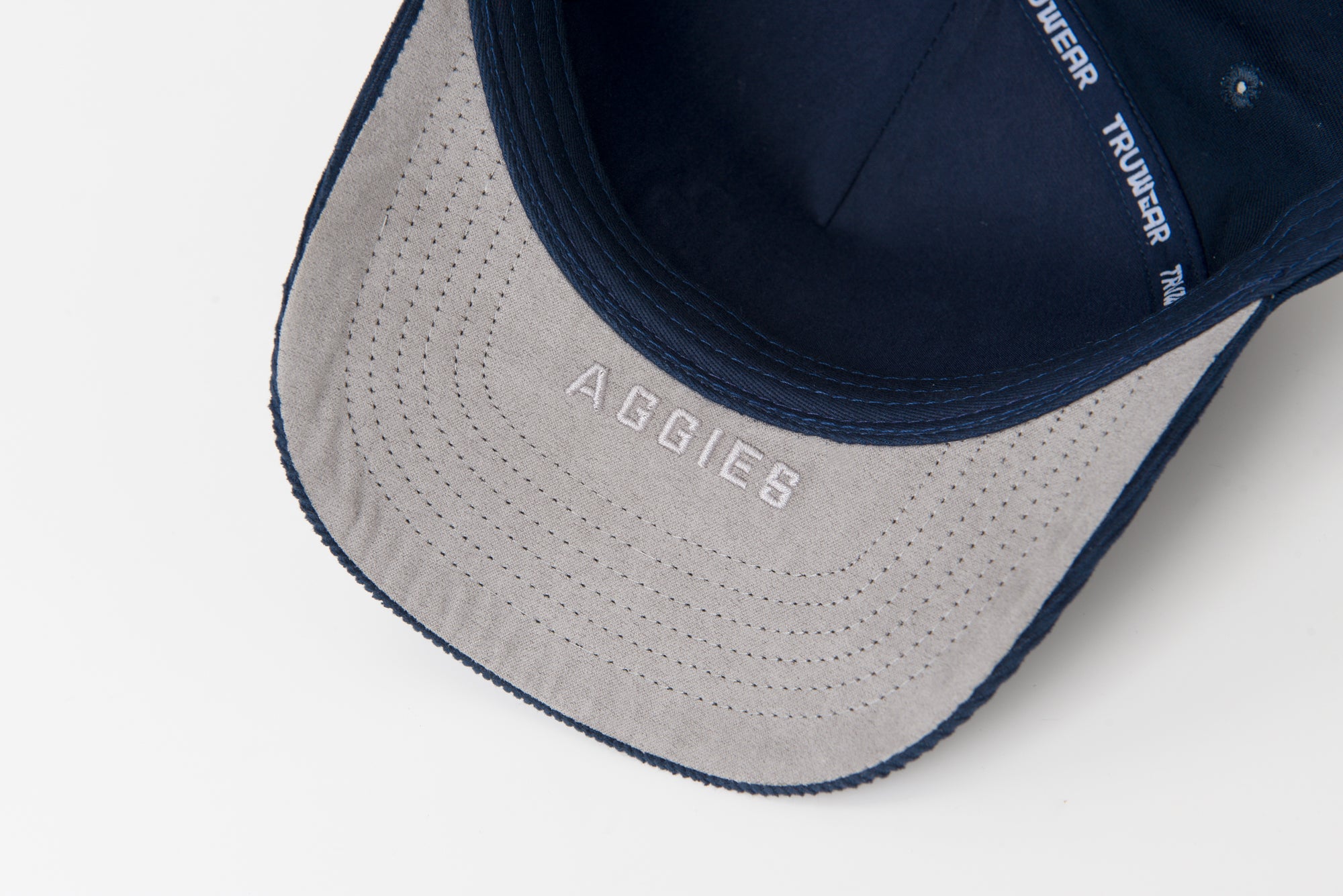 USU Fade Hat Navy Corduroy AGGIE Bull