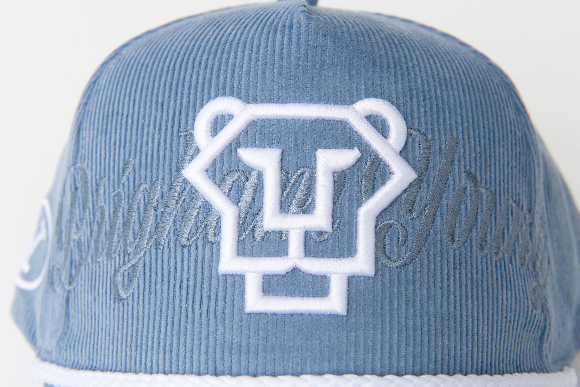 BYU Fade Rope Hat Royal Blue Cordoroy Cougar Face
