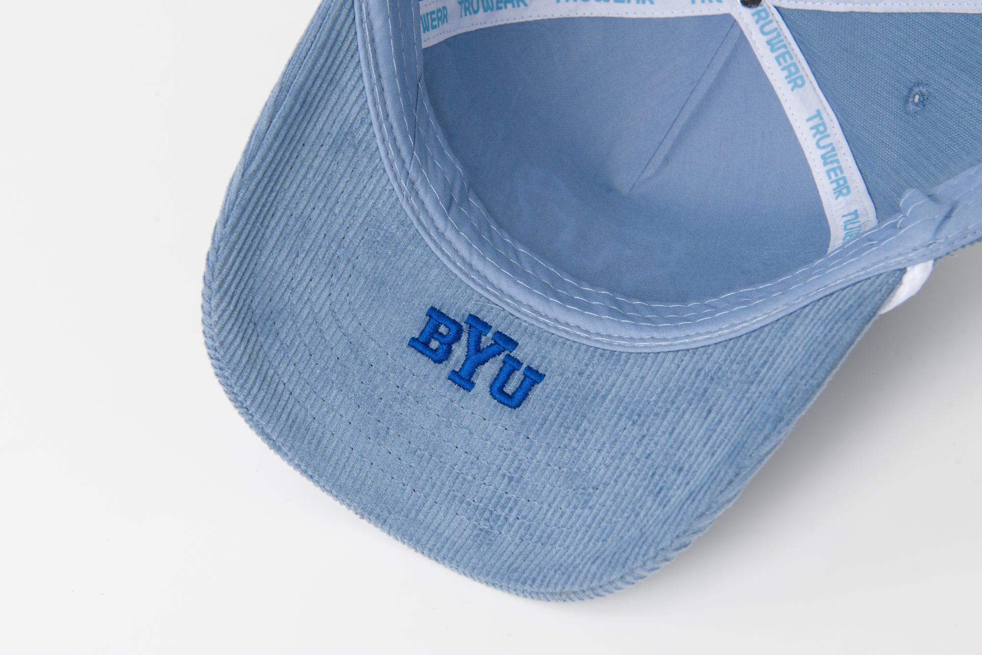 BYU Fade Rope Hat Royal Blue Cordoroy Cougar Face