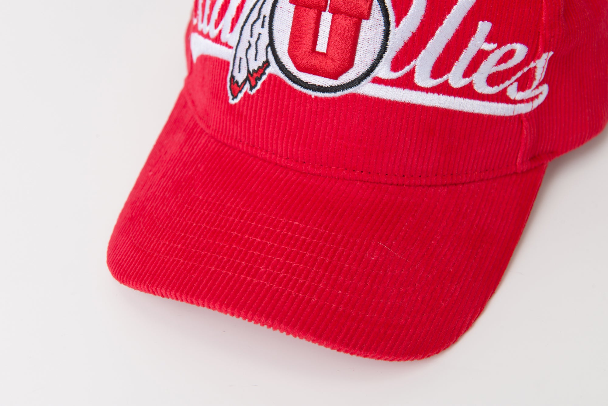 UofU Fade Hat Red Corduroy Utah Utes