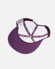 JMU Duke Dog White & Purple Cord Brim Hat