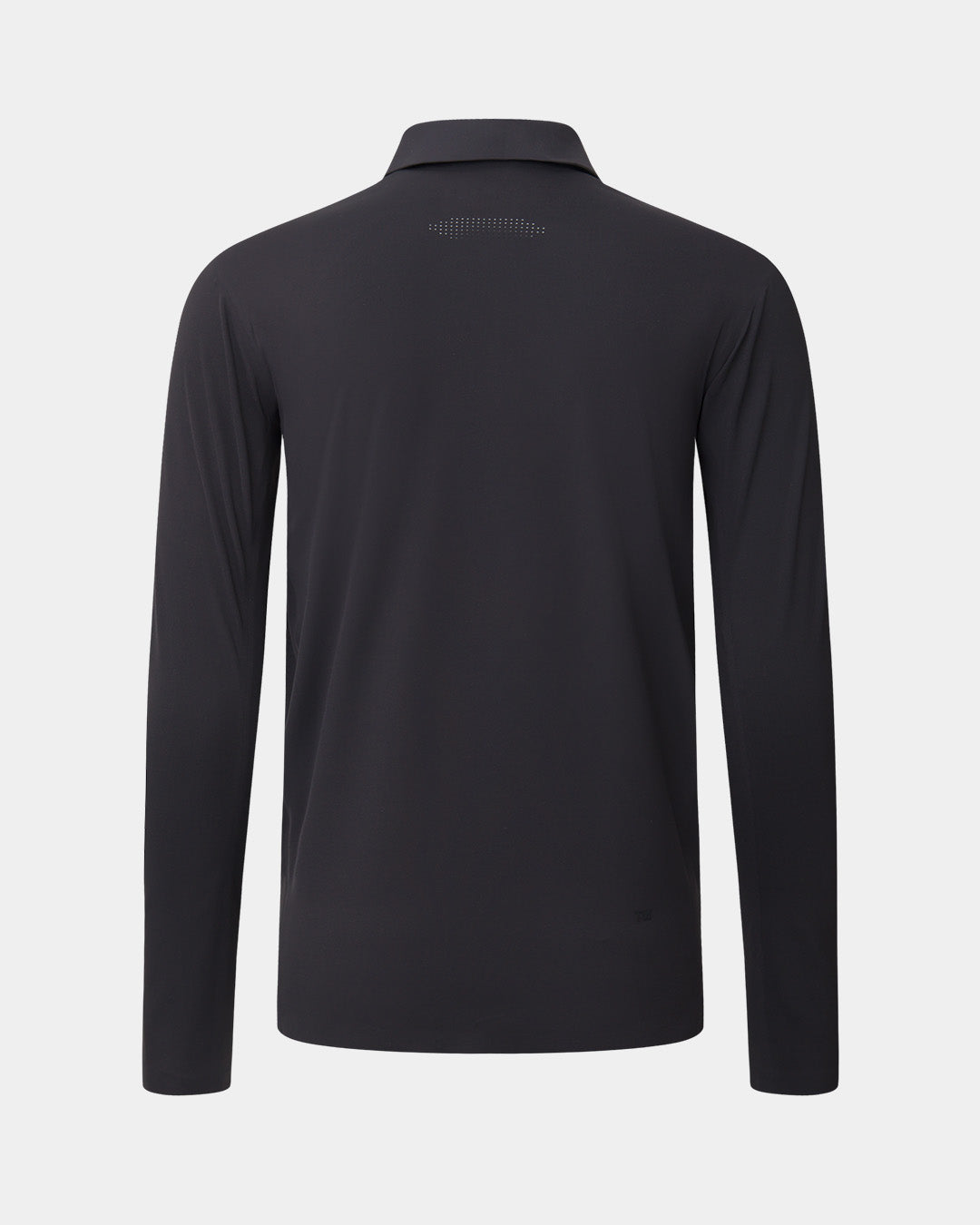 Legacy Long Sleeve Black Polo Back