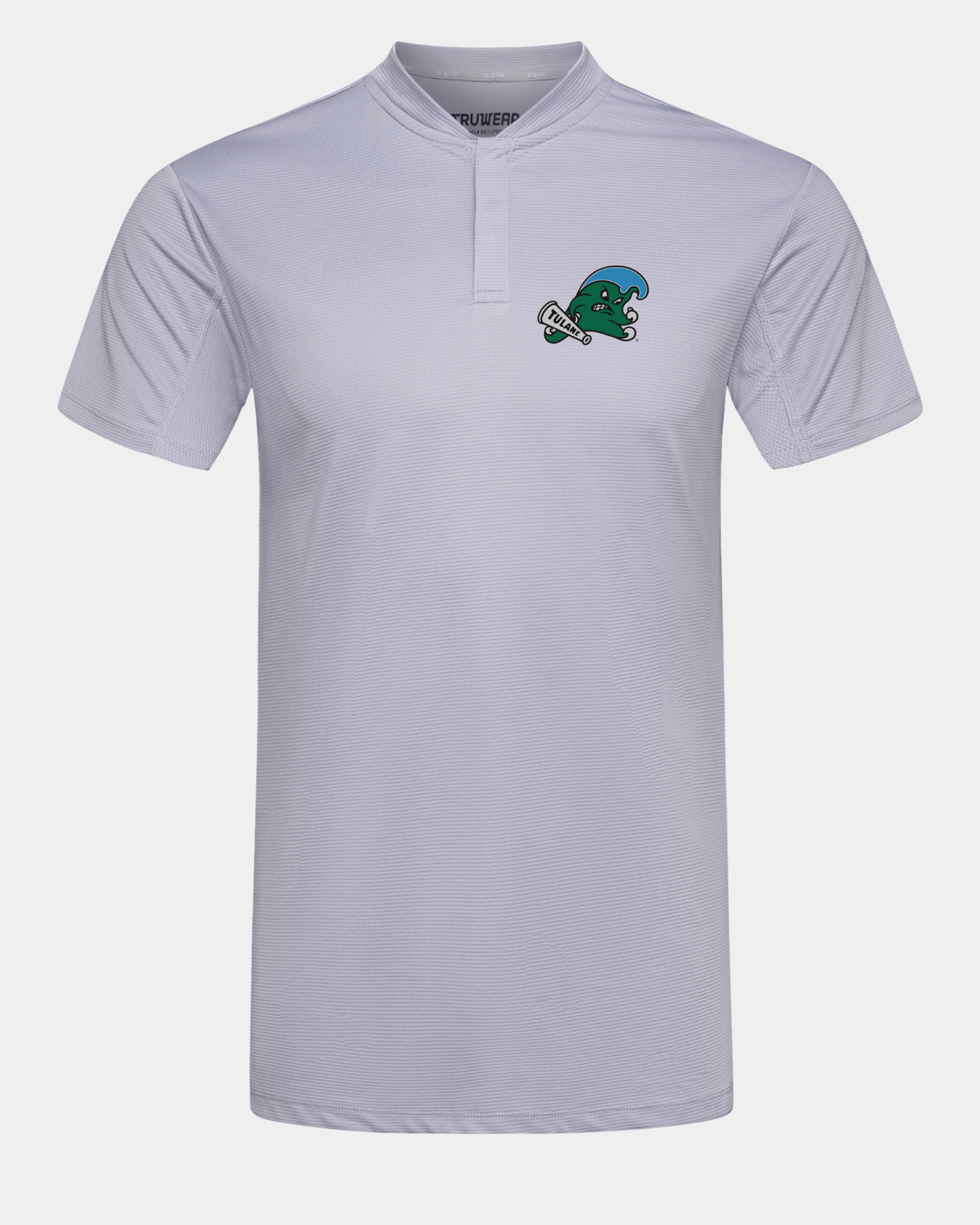 Tulane Pinnacle Light Grey Polo 2.0