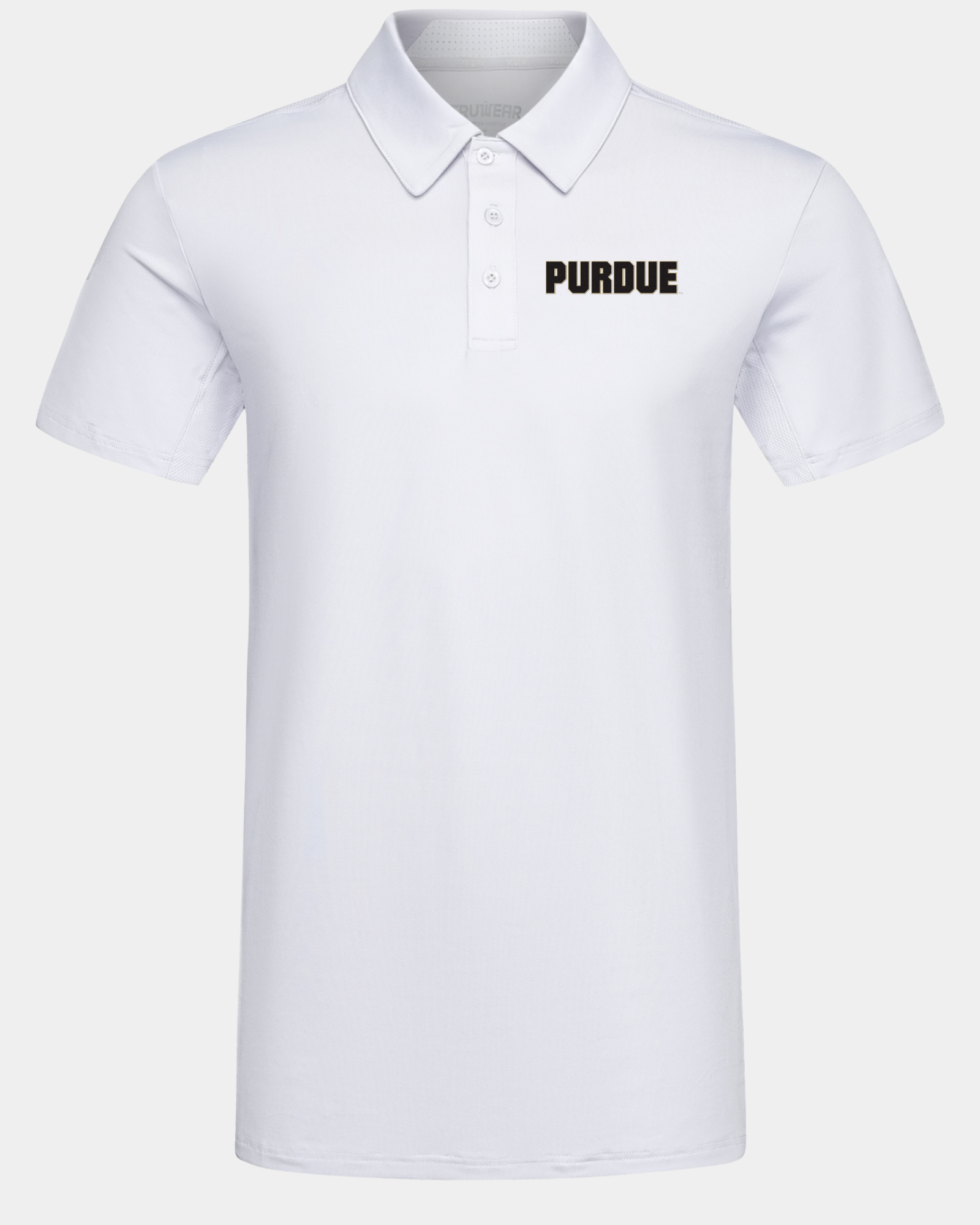 Purdue Crest 2.0 Polo Light Grey