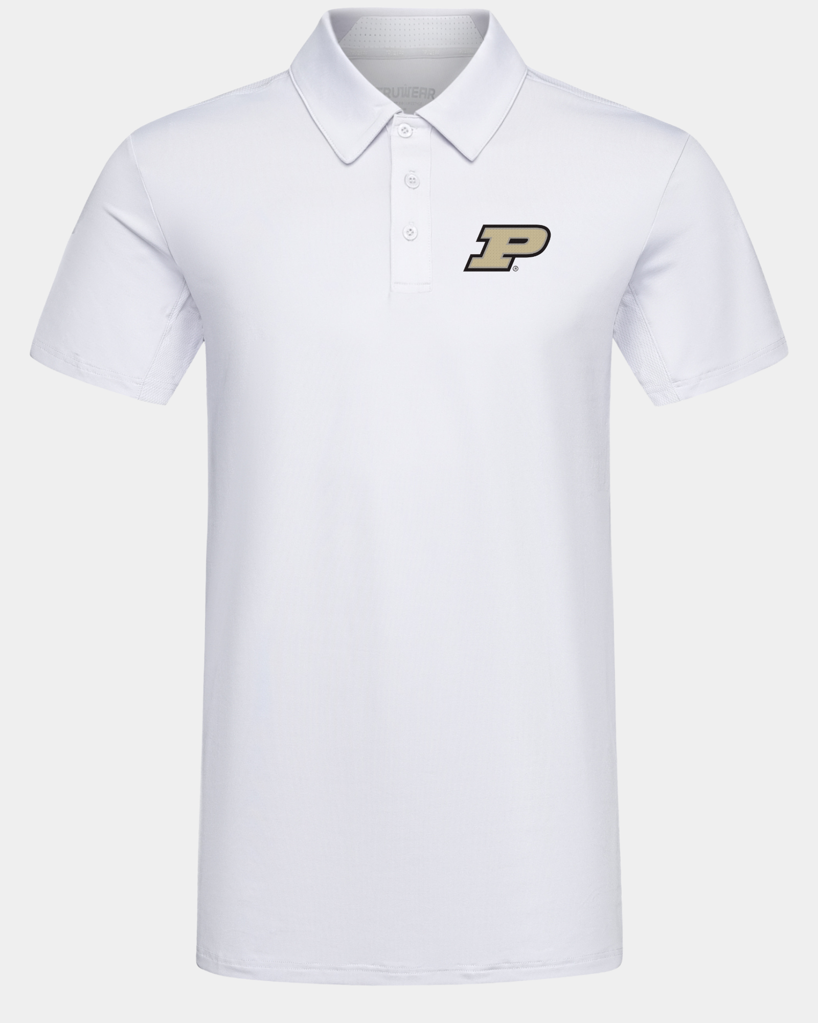 Purdue Crest 2.0 Polo Light Grey