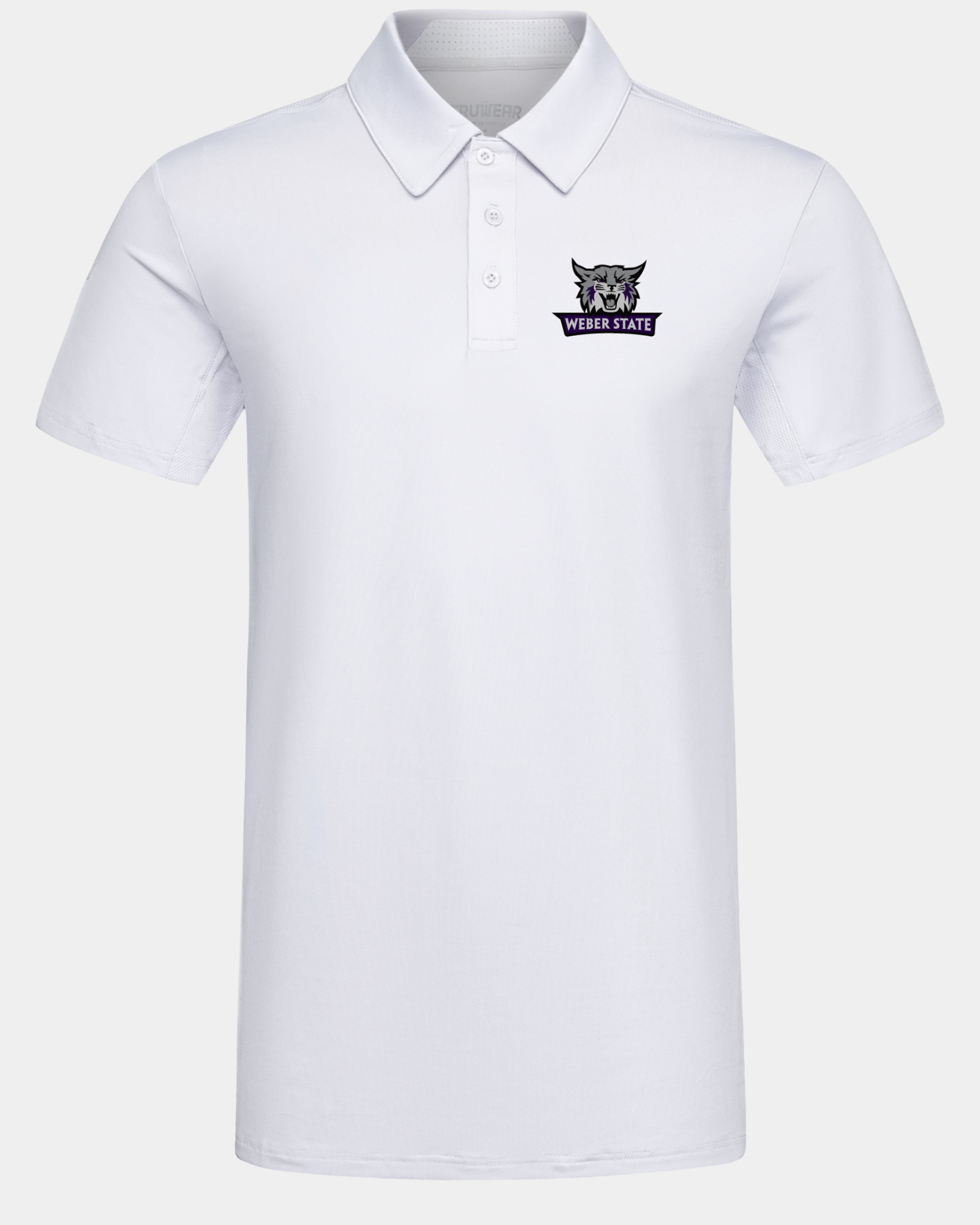 Weber State University Crest 2.0 Light Grey Polo