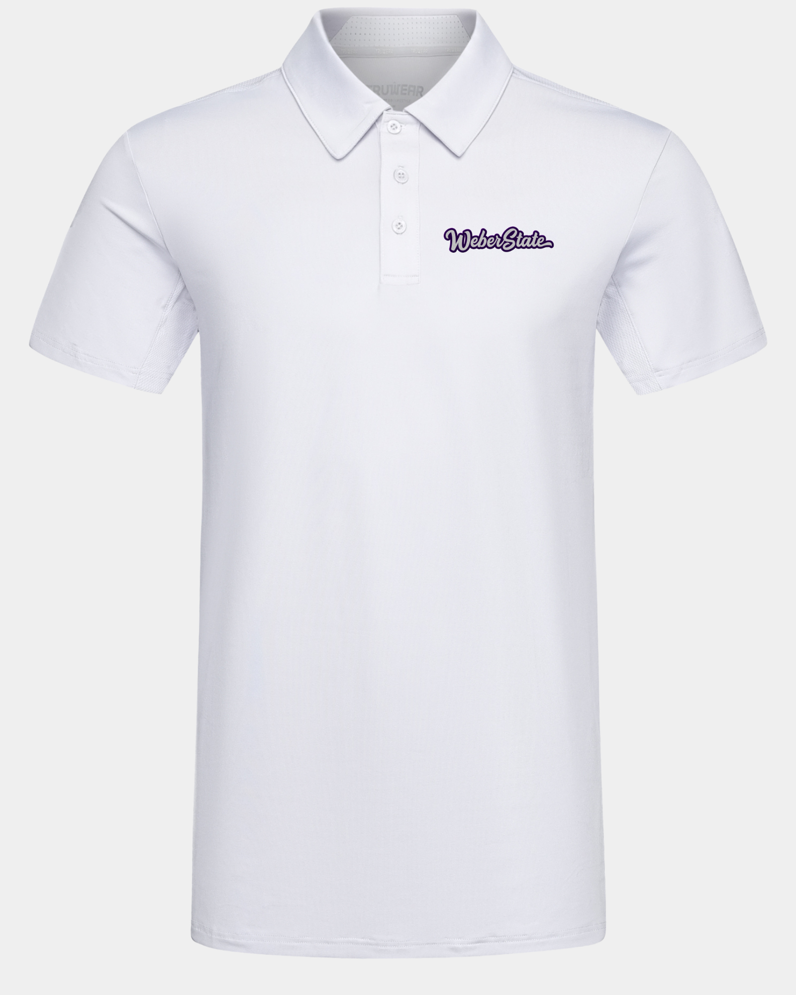 Weber State University Crest 2.0 Light Grey Polo