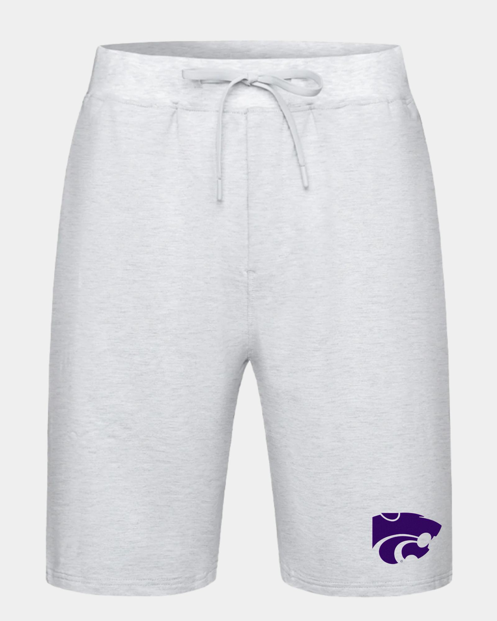 Kansas State Peak Sweat Heather Grey Shorts