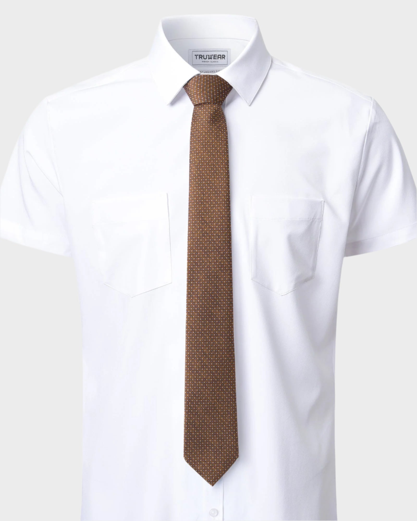 Multi-Dot Tie Brown - Brown